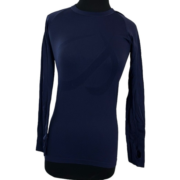 CRZ Ypga Dark Royal Blue Athletic Long Sleeve Shirt Size Small - Picture 1 of 9